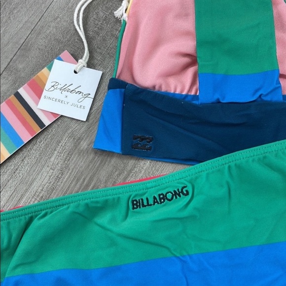 ☀️BILLABONG☀️ MAS FIESTAS PLUNGE LOW RIDING BIKINI SET - Picture 10 of 11